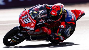 Hakim Danish Gagal Finis di Moto3 Inggris 2026 Usai Kecelakaan dan Setang Patah