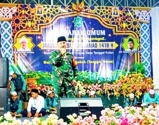 Danramil Tanggul Hadiri Pengajian Umum di Maulid Nabi Muhammad SAW 1448 H Bersama Majelis Dzikir At-Taubah