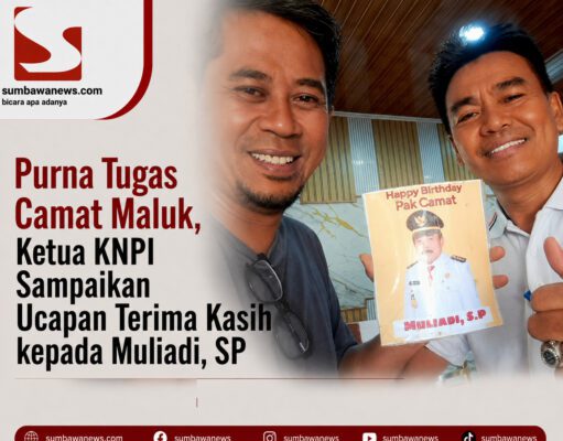 Purna Tugas Camat Maluk, Ketua KNPI Sampaikan Ucapan Terima Kasih kepada Muliadi, SP
