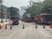 Imbas Kebakaran Gedung Bapenda DKI, Jalan Abdul Muis Masih Ditutup