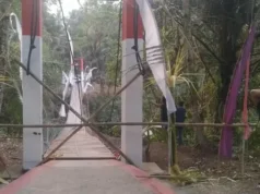 Jembatan Gantung Pongpet Pangandaran Tak Ambruk, Tali Sling Terlepas