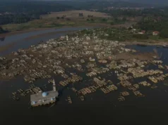 Kemarau Ungkap Jejak Kampung Somang yang Terendam