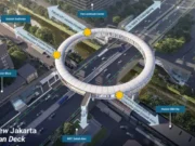 Pedestrian Deck Dukuh Atas Satukan Enam Moda Transportasi