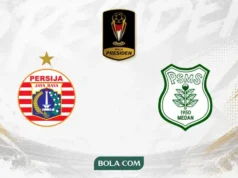 Persija Hancurkan PSMS 4-1 dalam Ledakan Gol Terakhir 10 Menit