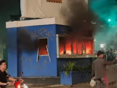 Pos Slipi Kembali Dibakar, Polisi Tingkatkan Pengamanan