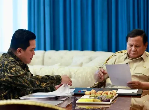 Prabowo Arahkan Erick Thohir Susun Blueprint Timnas Menuju Piala Dunia 2030