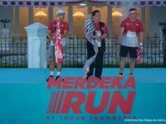 Seskab Teddy dan Sejumlah Menteri Ikut Merdeka Run 2026 Bersama 10 Ribu Pelari