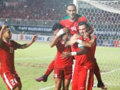 Timnas Indonesia Hanya Dua Kali Menang Atas Singapura di Piala AFF Lewat Waktu Normal