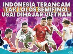 Vietnam Hancurkan Indonesia, 3 Gol di Depan Pendukung Sendiri
