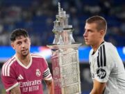 Vinicius Tertawa Lihat Trofi Jumbo Berat 40 Kg Usai Madrid Menang