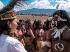 Wamenpar Hadir di Pembukaan Festival Lembah Baliem Sebelum Penembakan
