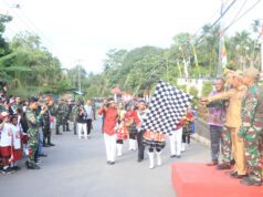 Sang Merah Putih Terbesar di Indonesia Berkibar di Puncak Gunung Cycloop, Koops TNI Habema : Gegap Gempita Damai Persatuan dari Tanah Cenderawasih