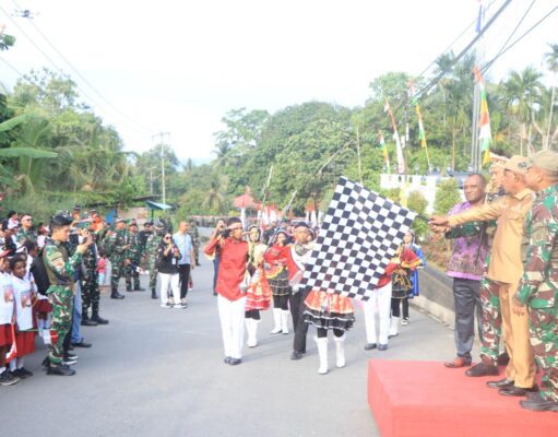 Sang Merah Putih Terbesar di Indonesia Berkibar di Puncak Gunung Cycloop, Koops TNI Habema : Gegap Gempita Damai Persatuan dari Tanah Cenderawasih