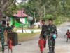 Senyum Anak-Anak Warnai Hasil Pembangunan Jalan Cor 250 Meter TMMD Ke-129 di Kampung Sesor