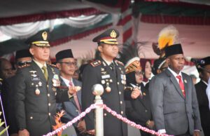 Semangat Kemerdekaan, Dandim 1710/Mimika Hadiri Upacara HUT ke-81 RI di Timika