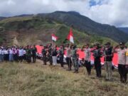 Kodim 1714/Puncak Jaya, Polri dan Pemda Sinergitas Kawal Penuh Upacara HUT RI Ke-81 di Puncak Jaya