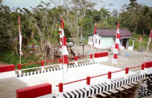 Jembatan Keempat Rampung, Kodim 1710/Mimika Terus Bangun Konektivitas