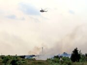 Komandan Lanud Sjamsudin Noor Dampingi Pangkodau II Tinjau Langsung Penanggulangan Karhutla di Kalimantan Selatan