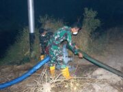 Tak Kenal Lelah dan Waktu, Satgas Irigasi Lanud Sjamsudin Noor Perkuat Penanganan Karhutla Hingga Dini Hari