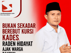 Bukan Sekadar Berebut Kursi Kades, Raden Hidayat Ajak Warga Bangun Sekongkang Bawah Bersama