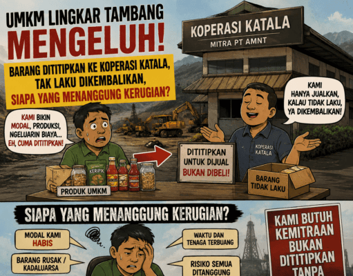 UMKM Lingkar Tambang Mengeluh: Barang Dititipkan ke Koperasi Katala, Tak Laku Dikembalikan, Siapa yang Menanggung Kerugian?