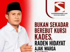 Bukan Sekadar Berebut Kursi Kades, Raden Hidayat Ajak Warga Bangun Sekongkang Bawah Bersama
