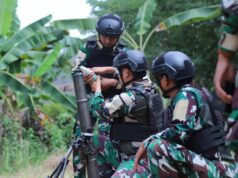 Dentuman Mortir Dan Tembak Reaksi Warnai Latgabma SGS 2026 Marfor Lampung