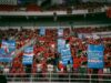2.625 Suporter Ciptakan Human Mural ‘BELIEVE’ di Laga Garuda vs Singapura