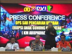ABK KM Arupadhatu I yang Hilang saat Liput Erupsi Krakatau Ditemukan