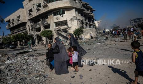 AS Tolak Paksa Warga Gaza Pindah dari Tanah Kelahirannya