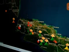 Aplikasi Resmi Pantau Pergerakan Abu Vulkanik Anak Krakatau