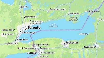Apple dan Google Ganti Nama Danau Ontario Menjadi Danau Amerika
