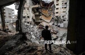 Bangunan Runtuh di Gaza Timbun 50 Anak-Anak