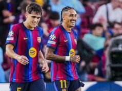 Barcelona Hajar Feyenoord 5-1, Raphinha Borong Dua Gol