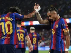Barcelona Hancurkan Rekor Mourinho, Raphinha dan Yamal Gempur Liga Spanyol