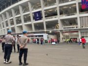 Brimob Sterilisasi SUGBK Jelang Laga Bangladesh vs Malaysia dan Indonesia vs Singapura