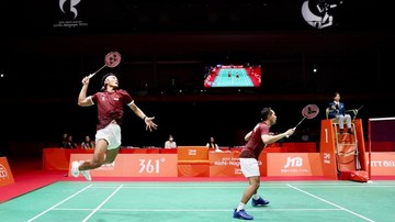 Fajar/Fikri Tumbangkan Ganda Korea, Melangkah ke Semifinal Asian Games