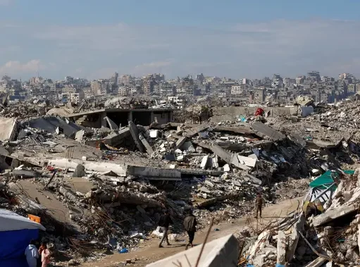 Gedung Runtuh di Gaza Tewaskan 19 Orang, 5 di Antaranya Anak-Anak