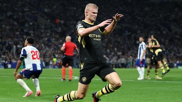 Haaland Borong Dua Gol, Man City Menang 2-0 atas Porto di Liga Champions