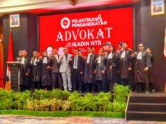Perkuat Akses Keadilan, IKADIN NTB Kukuhkan 25 Advokat Baru