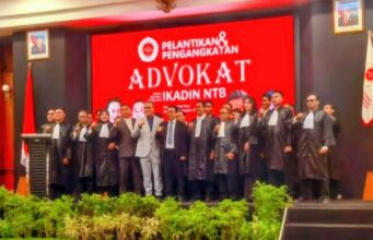 Perkuat Akses Keadilan, IKADIN NTB Kukuhkan 25 Advokat Baru