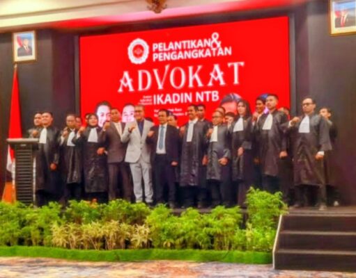 Perkuat Akses Keadilan, IKADIN NTB Kukuhkan 25 Advokat Baru