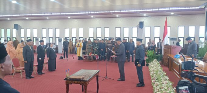3 Pejabat Pimpinan Tinggi Pratama Dilantik Berbasis Manajemen Talenta