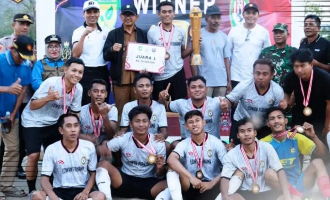 Kades Cup II Pungkit Meriah, Wabup H. Ansori Harap Lahirkan Bibit Sepak Bola Berprestasi