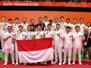 Indonesia Raih Emas Beregu Putra Bulutangkis Setelah 28 Tahun