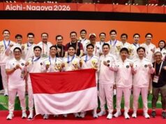 Indonesia Raih Emas Beregu Putra Bulutangkis Setelah 28 Tahun