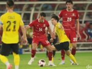 Indonesia Tahan Malaysia 0-0 Meski Bermain dengan 10 Pemain