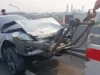 Jeep Tiagan Tabrak Mazda di Tol Wiyoto Wiyono, Tak Ada Korban Jiwa