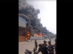 Kebakaran Hanguskan Pergudangan di Kosambi Permai Tangerang
