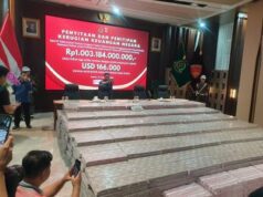 Kejagung Pamerkan Uang Rp1,003 Triliun dari Dugaan Korupsi Hutan Inhutani